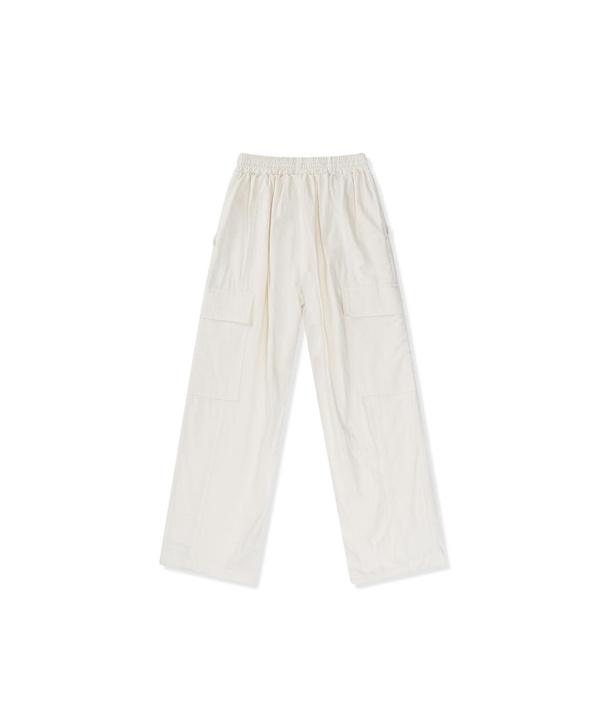 ODDBALLS CLUB Odbc Linen Stitch Cargo Pants Ivory