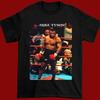 НОВЫЙ черный T-shirt с автографом Майка Тайсона 2024 Унисекс Все размеры 1F1246