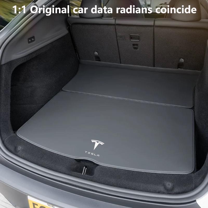 AAAIT1 For Tesla Model Y Juniper Model 3 Highland 2017-2026 Trunk Mat Full Coverage Seat Backrest Protective Cargo Liner Anti Dirty Pad