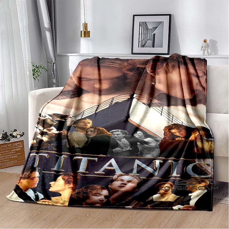 (Titanic) Flannel Blankets Are Suitable for Bedrooms, Living Rooms, Beds, Camping, Picnics, Offices, and Other Places.