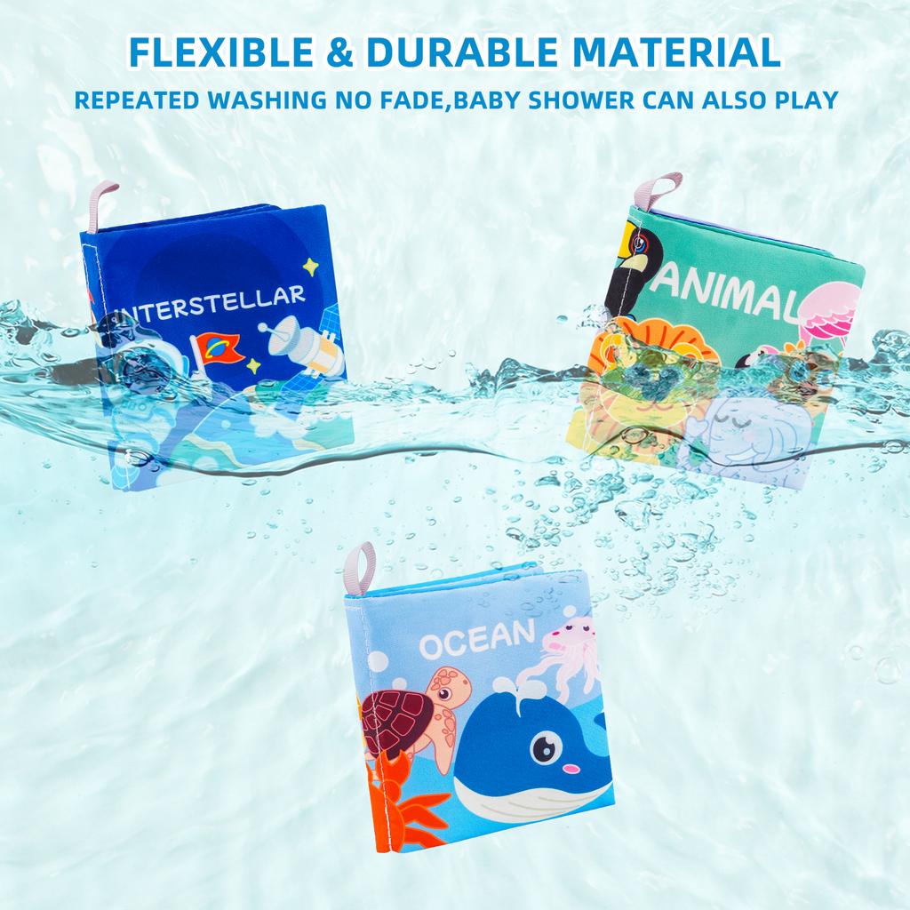 Baby Books Toys Baby Books 0-6 Months Touch and Feel Cloth Crinkle SoftBooksToys for 0-3-6-12-18 Months Infant Newborn