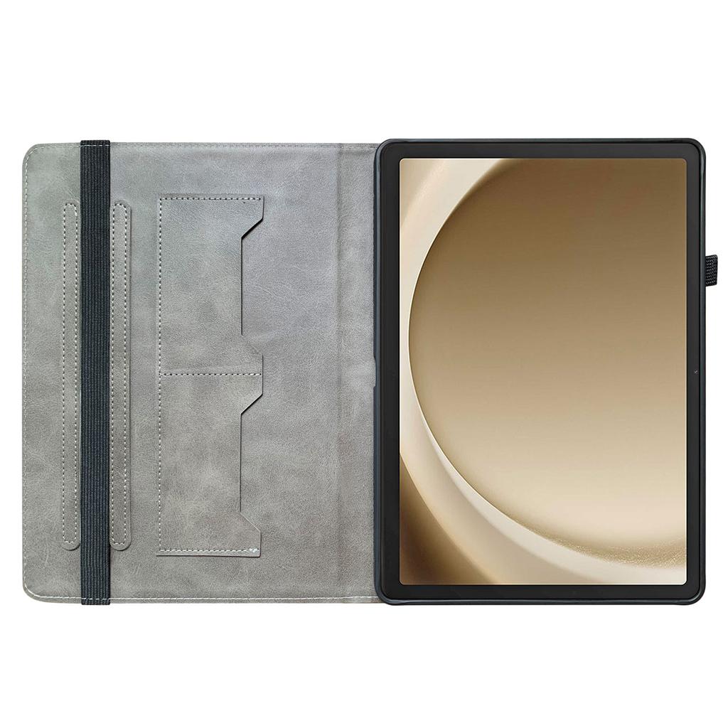 Кожаный чехол для Samsung Galaxy Tab A11+ с принтом, подставка, чехол для планшета с отделениями для карт