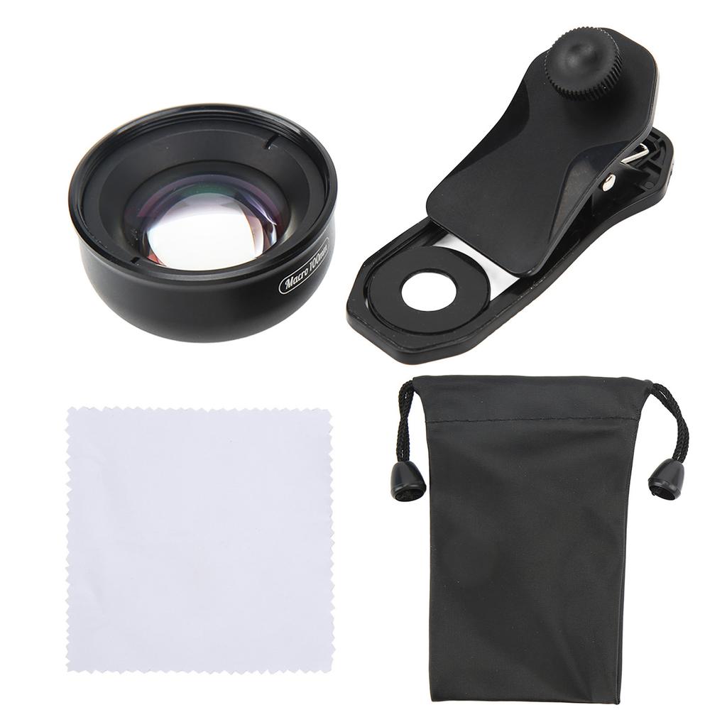 Macro Lens Professional 100mm HD Optical Distortion Free Universal Cell Phone Camera Lens for