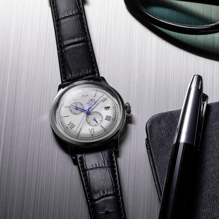 Orient Автоматические часы Bambino RN-AK0701S, Мужские, Белый/Серебристый