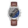 Six-Pin Men Wristwatch Leather Watchband Business Watch Fashion Quartz Watch