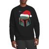 Star Wars Unisex Adult Boba Fett Santa Hat Christmas Sweatshirt