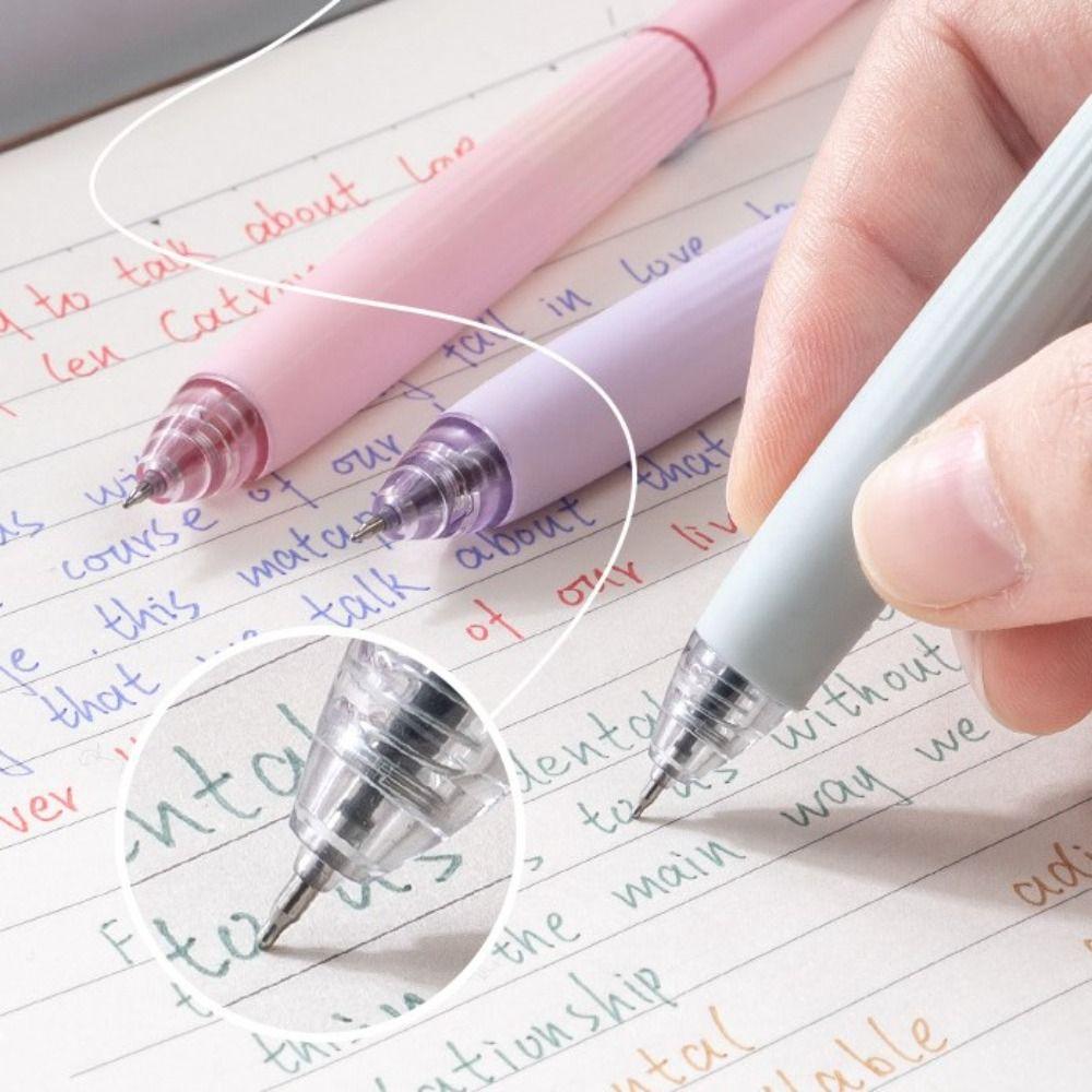 5 шт. Стержни для цветных чернил с наконечником 0,5 мм, Эффективные гелевые стержни, Стержни для ручек цвета Моранди, Студент