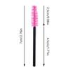 50Pcs Disposable Eyelash Brushes Eyelashes Extension Tools Eyebrow Brush Mascara Wands Applicator Eyelashes Cosmetic Black