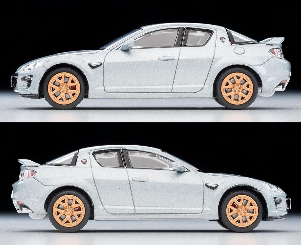 Tomytec Tomica Limited Vintage Neo LV-N Japanese Car Era 18 Mazda RX-8 Spirit R Silver 2012 Model (Assembled)