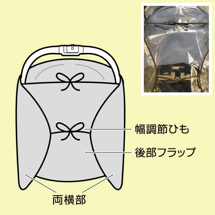 Чехол для открытой коляски Campton Front с дождевиком Standard Plus Universal Type, в комплекте сумка для хранения, двухсторонняя