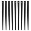 Staircase Metal Balusters, 38'' x 1'' Flat Aluminum Alloy Decorative Banister Spindles, 72 Pack Deck Baluster with Screws, Classic Hollow Deck Railing