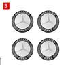CQM1 56/60/65mm Car Wheel Center Cover Hub Cap Resin Badge Emblem sticker Decal styling auto Accessories Mercedes Benz AMG  C260 C300