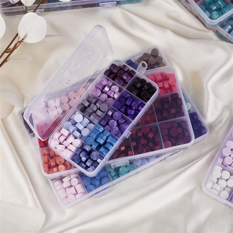 Коробка с лаковым сургучом, древняя восьмиугольная краска, сургуч, набор, бусины, самодельные поделки, приглашение, конверт, свадебная сургучная печать