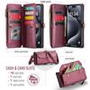 Long Lanyard Flip Leather Phone Case for iPhone 17 Pro Max Air 16E 16 Plus 15 14 13 12 11 X XS XR SE 2022 8 Zipper Wallet Multi Card Slot Holder Cover