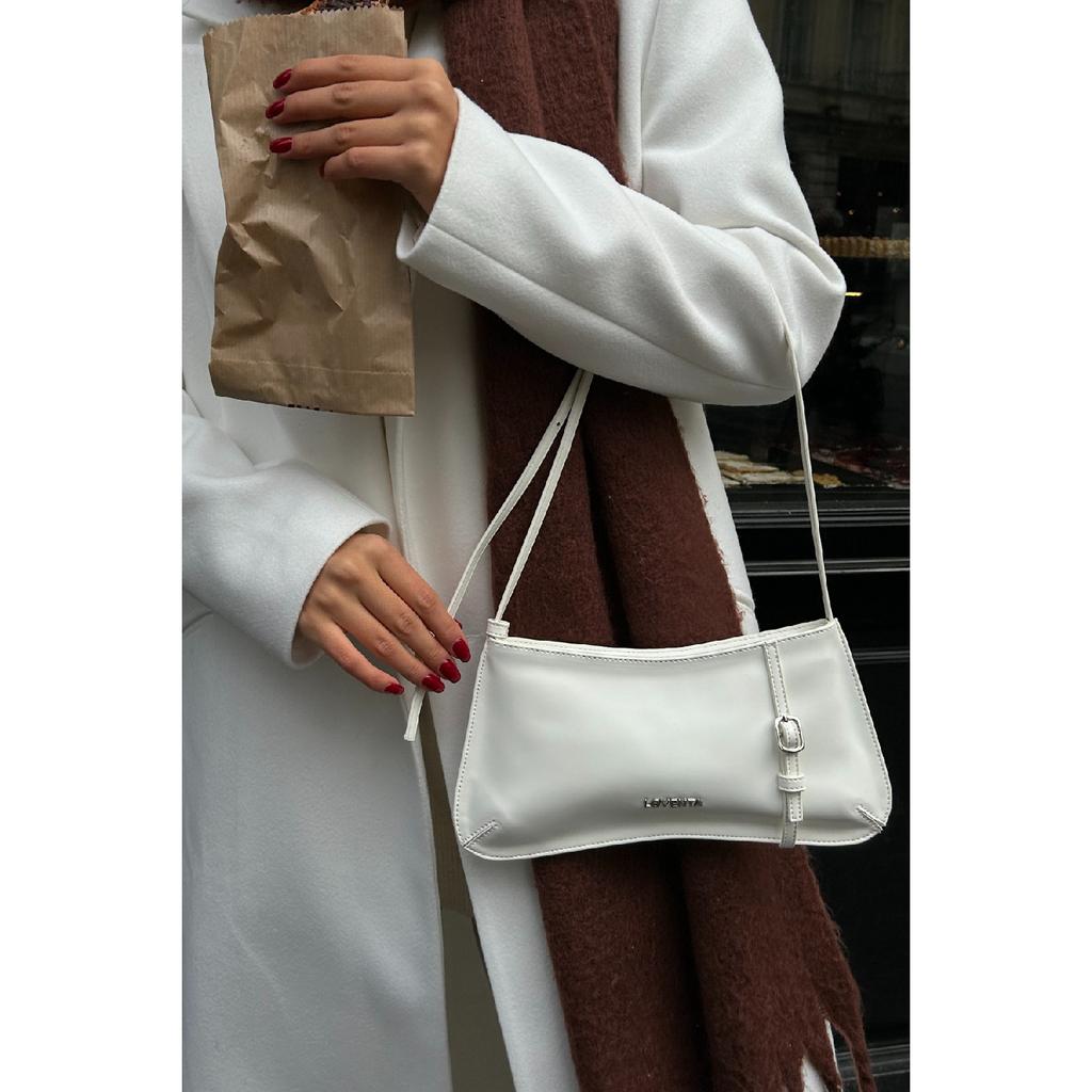 Сумка через плечо с поясом Темно-Бордовый Красный Eleanor