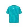 Reebok Color Block Printed Sports Casual Short Sleeve T-Shirt Unisex Tops Blue 24SRM405UGB5