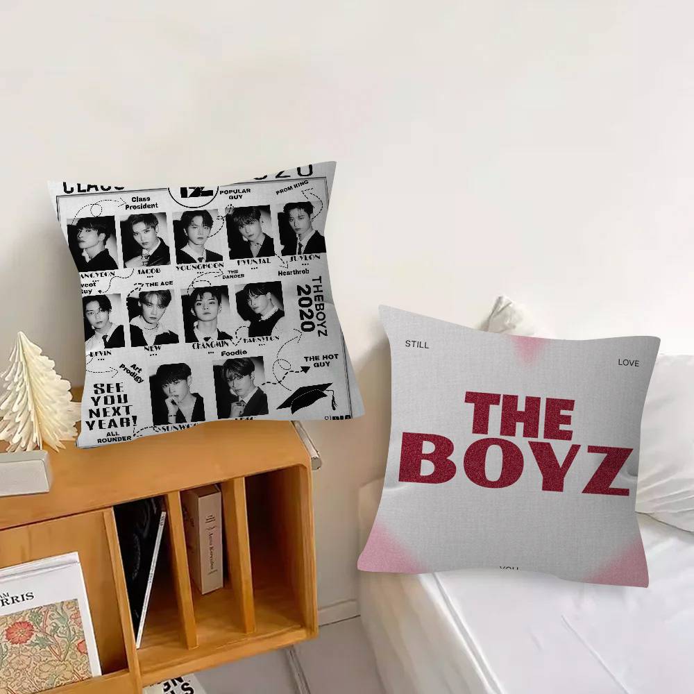 Cushion Cover Pillowcase Upholstery Sofa Throw Pillow Home Decor Pillowcas Korean The Boyz Group Album
