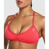 Gymshark Минимальный спортивный бюстгальтер кораллово-красный B3a2j Rb0y