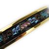 USED HERMES bangle  Emaille PM metal 18.2g multicolor Gold Metal Accessories