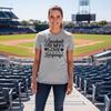 Baseball Fan Tee, Personalized Love Language Graphic Shirt - Comfort Cotton Blend Unisex Top, Custom Game Day Wardrobe, Sports Apparel