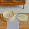Детальная миниатюрная модель крем-супа из грибов, фигурка, аксессуар для кукольного домика, для композиции кухонной сцены, украшение