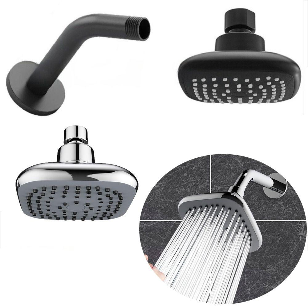 Rotatable Shower Head 4 Inch Shower Top Spray Shower Faucet Water Bathroom Hardware Accessories