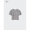 Uniqlo Японская футболка с объемными рукавами и сборками