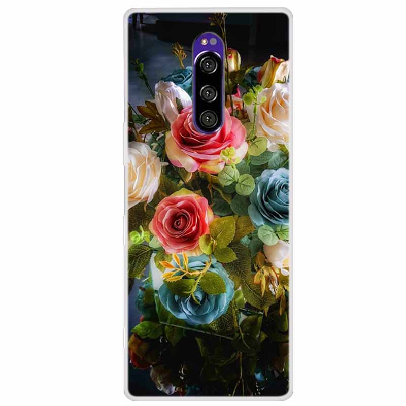 Чехол для Sony Xperia 1 Роскошные Животные Прозрачная Крышка для Sony Xperia1 XZ4 SO-03L SOV40 J8110 J9150 J8170 Корпуса Чехлы для Телефона