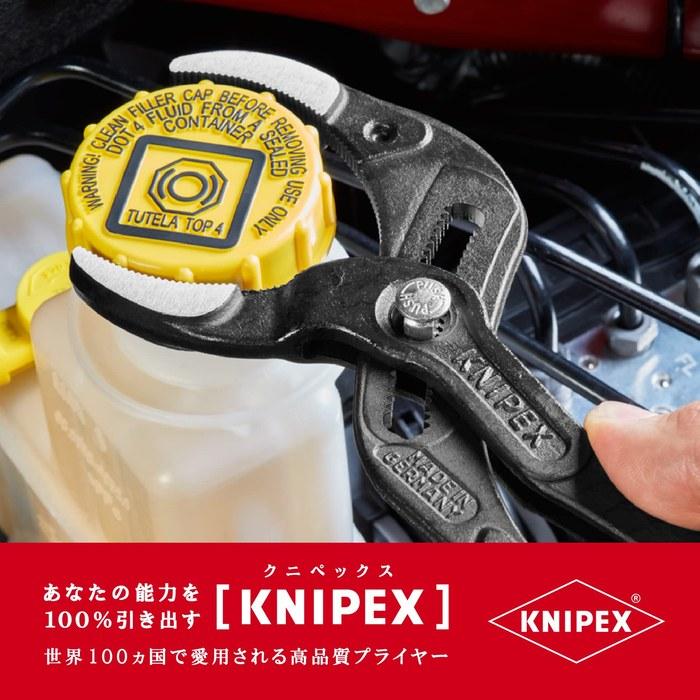 KNIPEX Pipe Pliers 8101-250 (Red/Silver)