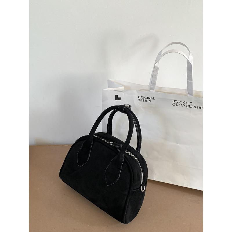 Новая портативная сумка для боулинга, ручная сумка из замши, простая универсальная сумка через плечо, женская