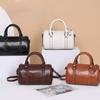 New Women's Bag Fashionable Large-capacity Leather Messenger Handbag