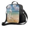 Starfish Anchor Beach Insulated Lunch Bag for School Office Picnic Ocean Nautical Theme Tote Lunch Box Containers Cooler Bag