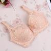 32-40B Women Padded Up Underwear Sexy Embroidery Lace Brassiere Bra