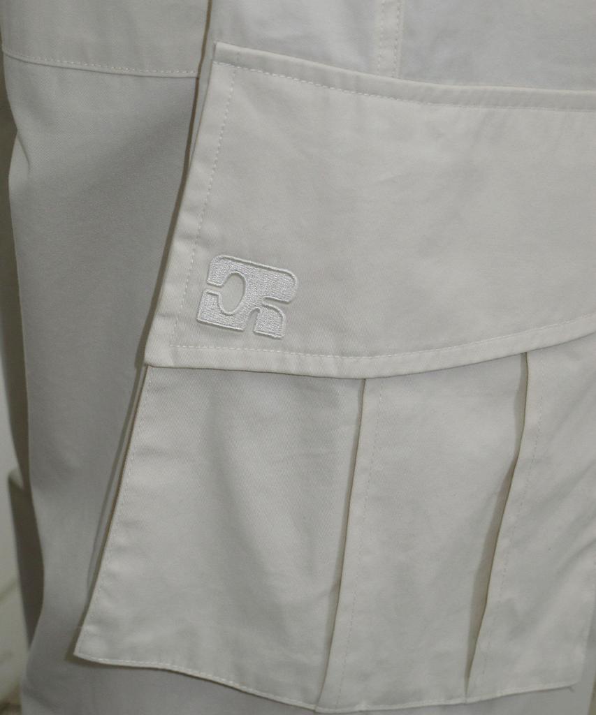 CENTAUR.KR Lace-Up Cargo Banding Pants_Ivory