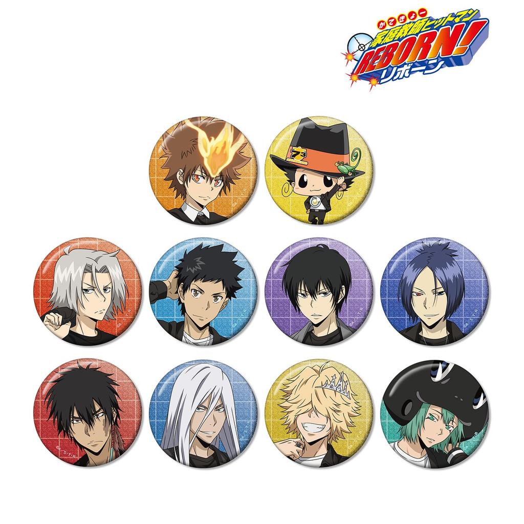 Катекё Хитмэн Возрождается! Оригинальная иллюстрация Повседневный образ Вер. Торговые значки-пины с глиттером, Коробка из 10 штук