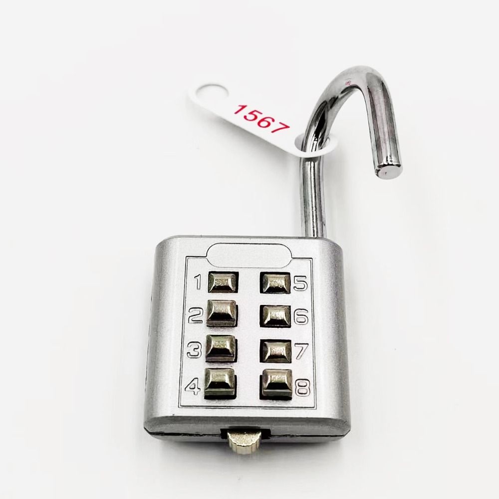 Smart Lock Combination Padlock 8 Digits Luggage Lock Travel Accessories Number Lock Suitcase