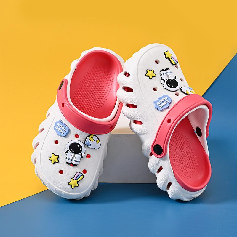 Летние детские пляжные шлепанцы Марио, нескользящие, прочные, для мальчиков и девочек, ярких цветов