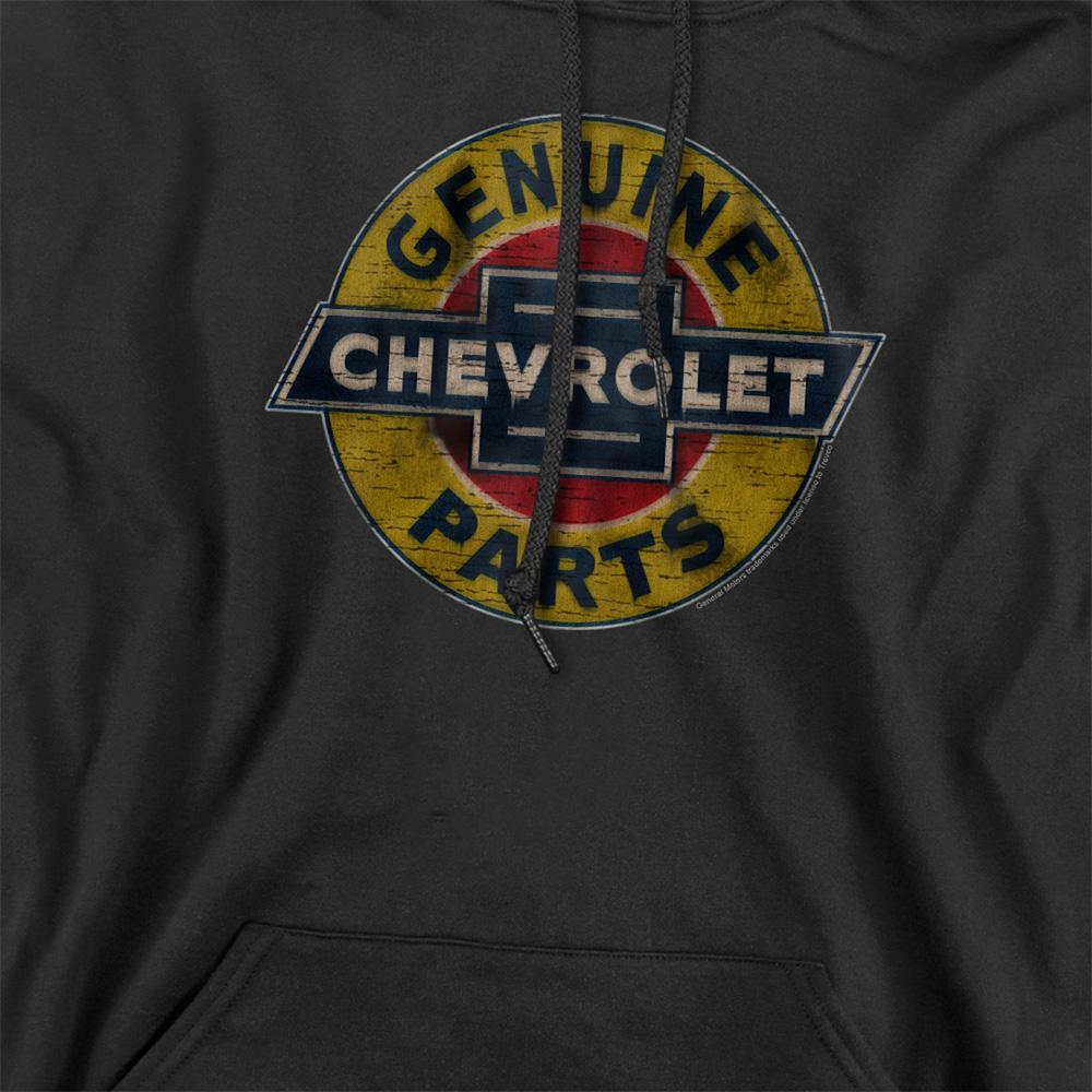 Chevrolet Unisex Adult Genuine Chevy Parts Distressed Hoodie