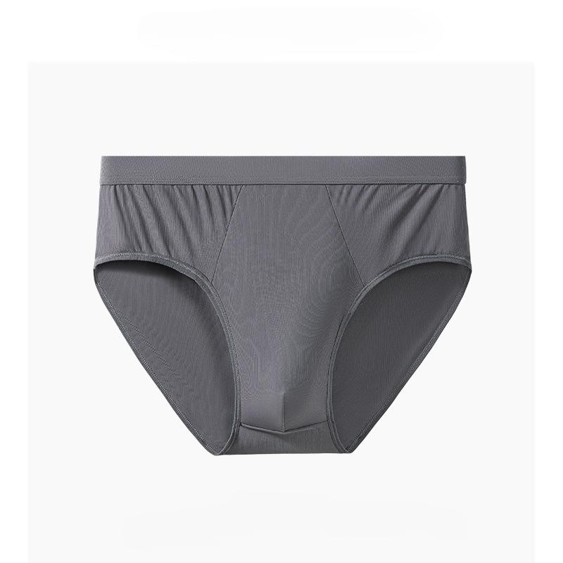 Мужские трусы, антибактериальные мужские шорты с промежностью для мальчиков, дышащие тонкие трусы большого размера из ледяного шелка, мужские трусы
