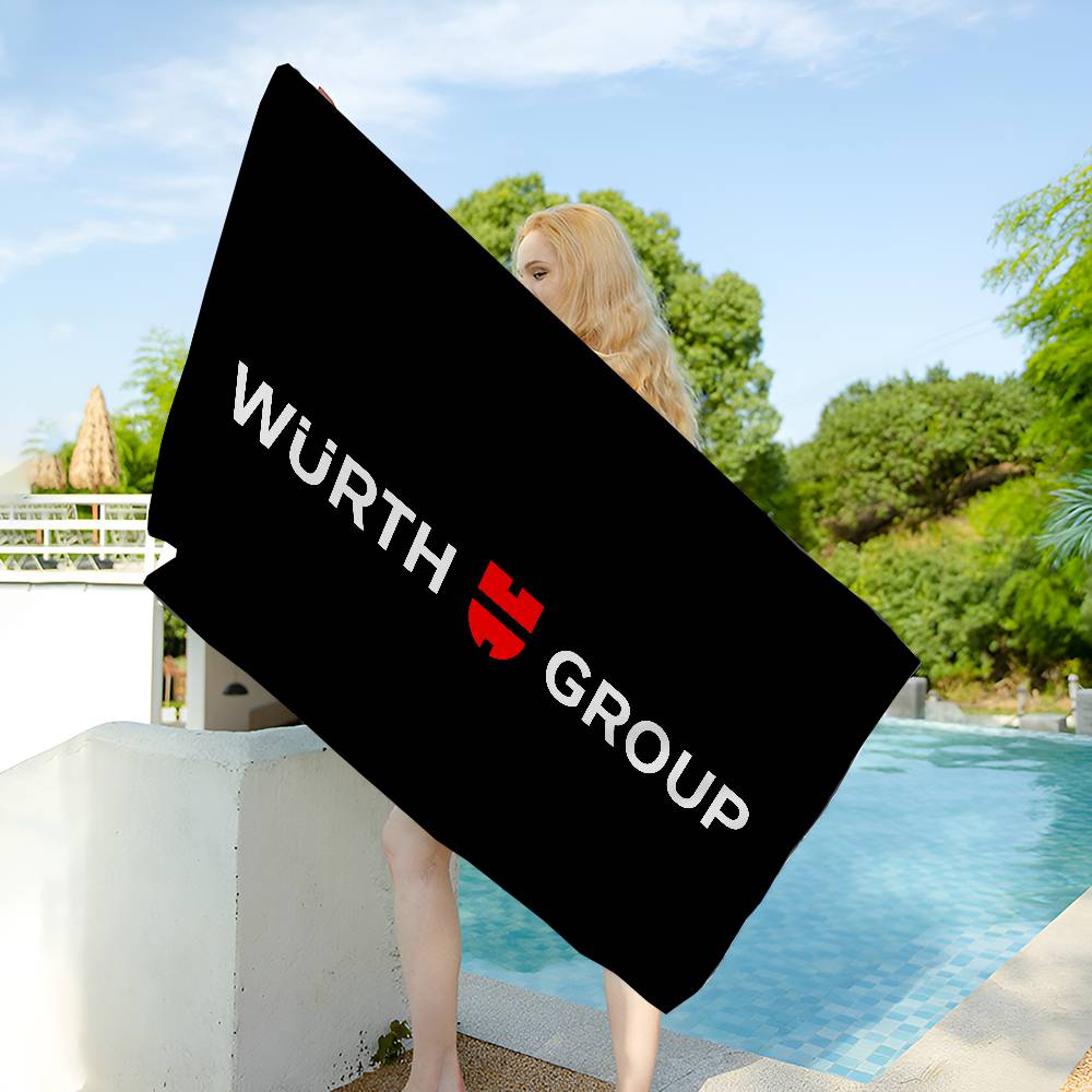 Rug Wurths Microfiber Printed Beach Towel Mountain Climbing Yoga Beach Swimming Running Absorbent Soft Towel