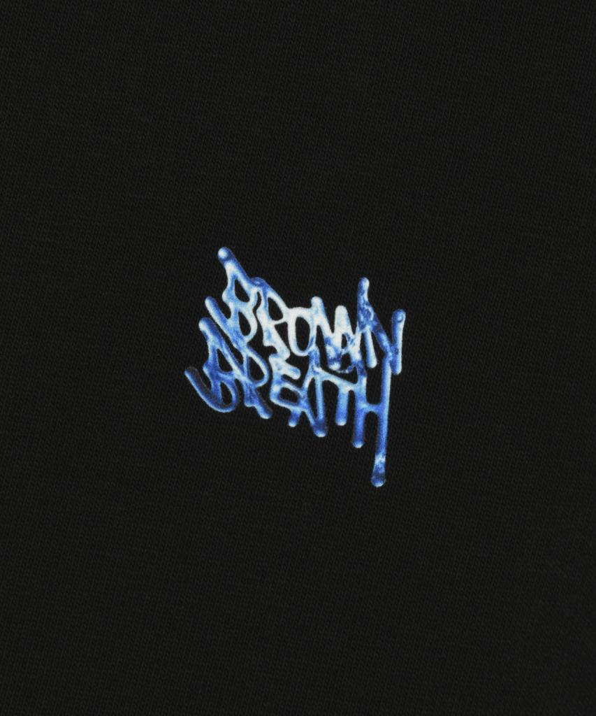 BROWNBREATH W Футболка с водным принтом - Черная