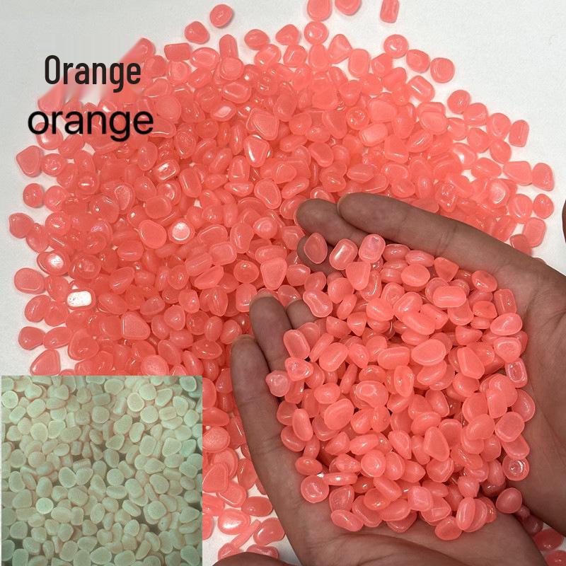 Светящиеся искусственные флюоритовые камешки 5-8 мм для аквариумов и садов