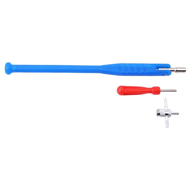 3 шт./компл., съемник штока клапана для шин, металлические инструменты для ремонта шин, металлический съемник для автомобиля, средство для удаления шин, установщик, аксессуары для ремонта автомобиля