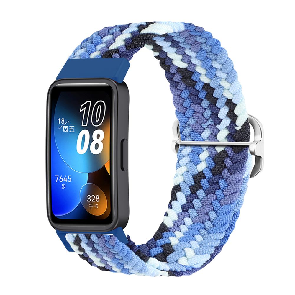 Braided for Huawei Band 8 Strap Adjustable Belt Smartwatch Accessories Wristband Elastic Nylon Bracelet For Huawei Band8 Band