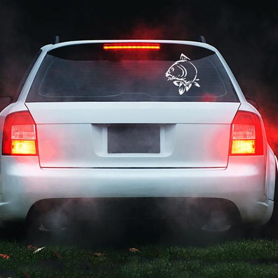 Водонепроницаемые наклейки для рыбалки на карпа, наклейки для автомобиля, каяка, лодки, украшения