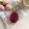 Durian Cartoon  Hair Claw Strawberry Acetic Acid Shark Clip Cute Fruit Hair Grab  Streetwear