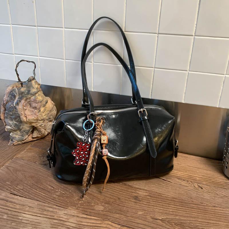 Нишевая ретро простая сумка подмышку осень новая большая вместимость сумка для поездок на работу высокая ценность плечевая сумка-тоут