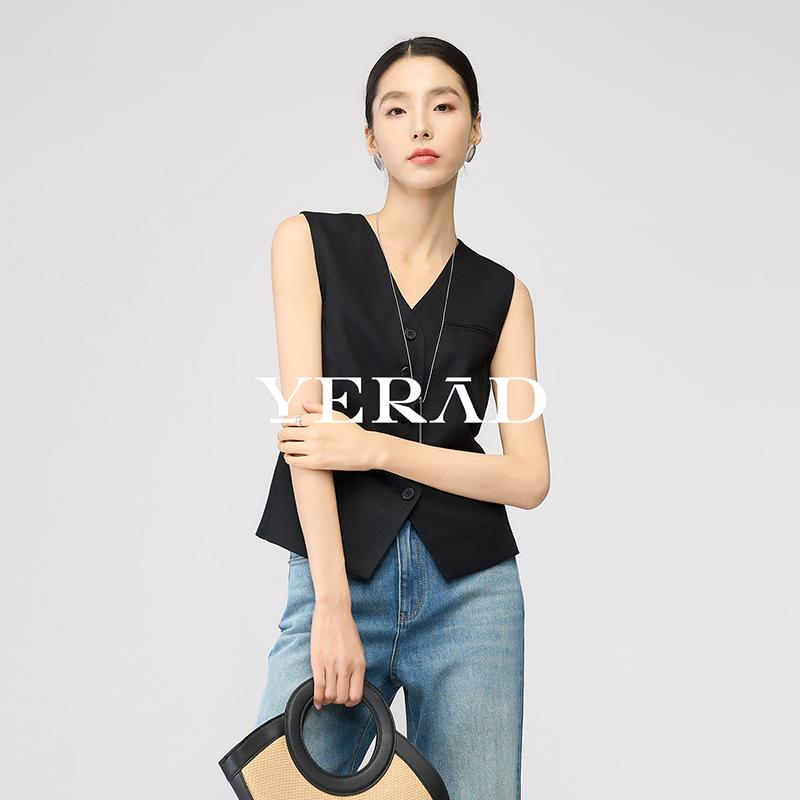 Linen Retro Single-Breasted Suit Vest
