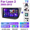 Android 12 Автомобильное радио для Seat Leon 2 2005 - 2012 GPS-навигация 4G Carplay Auto 2 Din Stereo интеллектуальные системы Smart Autoradio