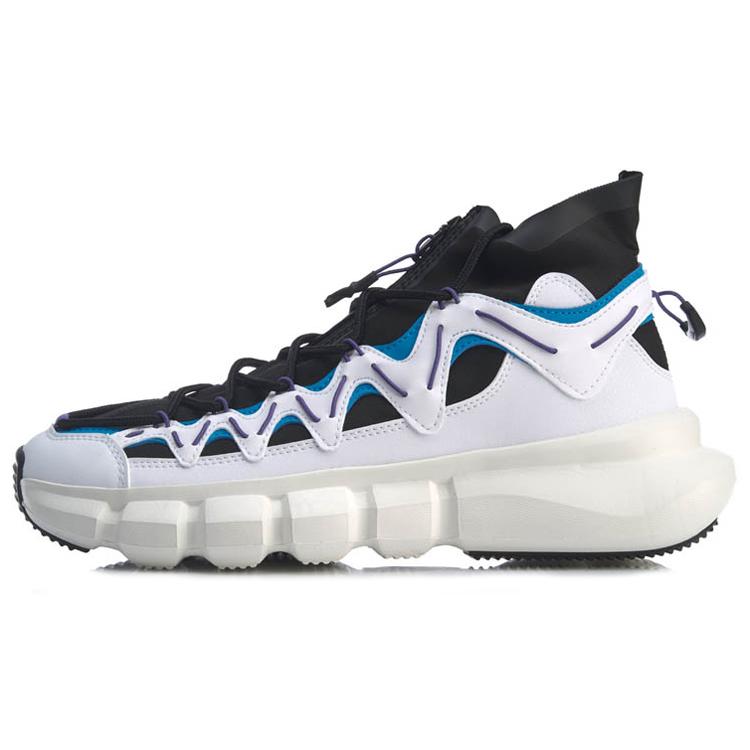 Li Ning Essence 2.3 Discovery Низкие Винтажные Баскетбольные Кроссовки Мужские Черно-Белые AGBP077-5